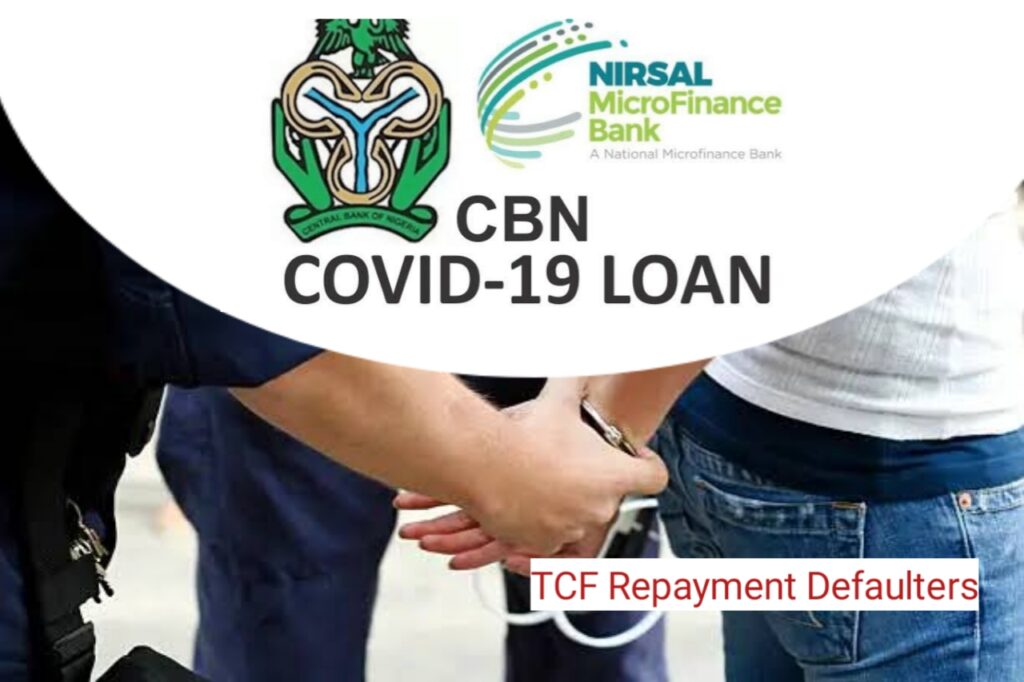 COVID-19 TCF Repayment Defaulters